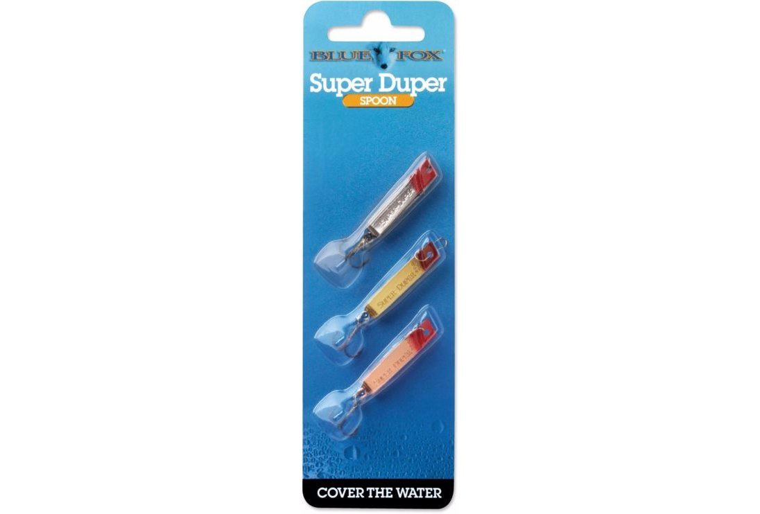 Blue Fox SDM110K3 Super Duper Lure Kit in metal, ideal for versatile fishing adventures
