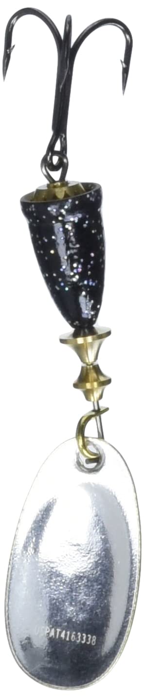 Blue Fox Vibrax 60-20-71C side profile shows compact brass body for smooth casting.