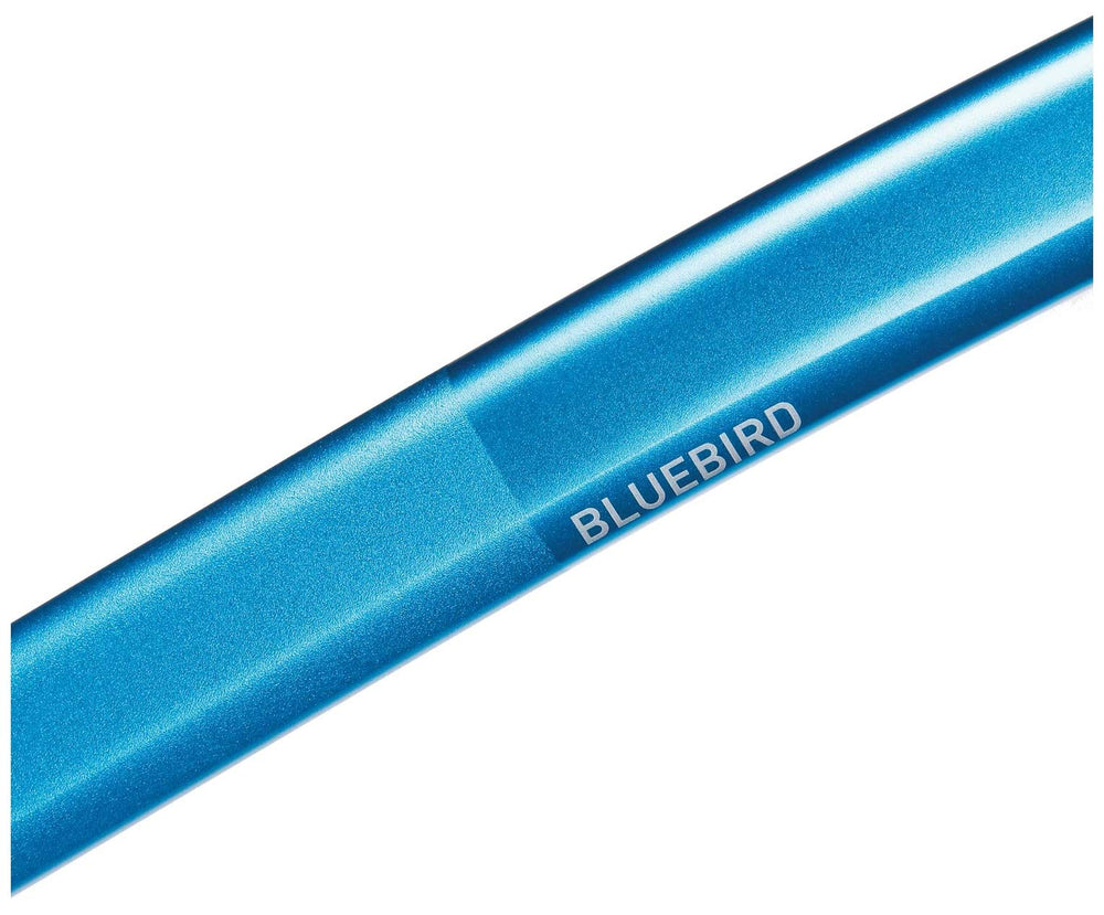 Blue Ice Bluebird in-use image demonstrates efficient placement on steep snow