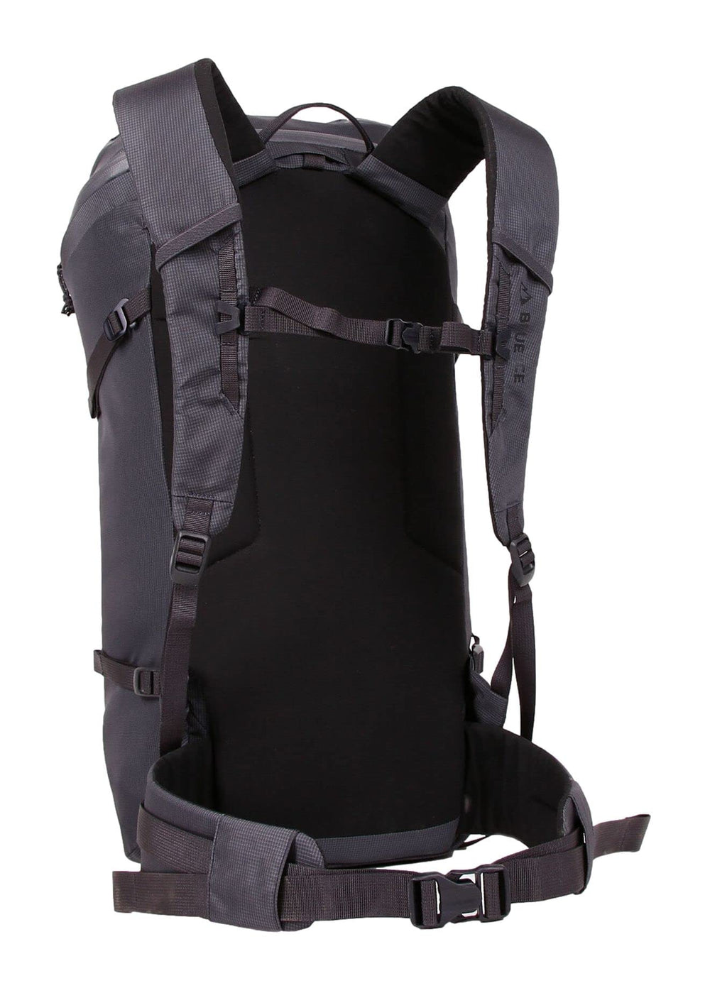 Blue Ice Chiru 25L pack hybrid shoulder straps reduce bulk for ropework.