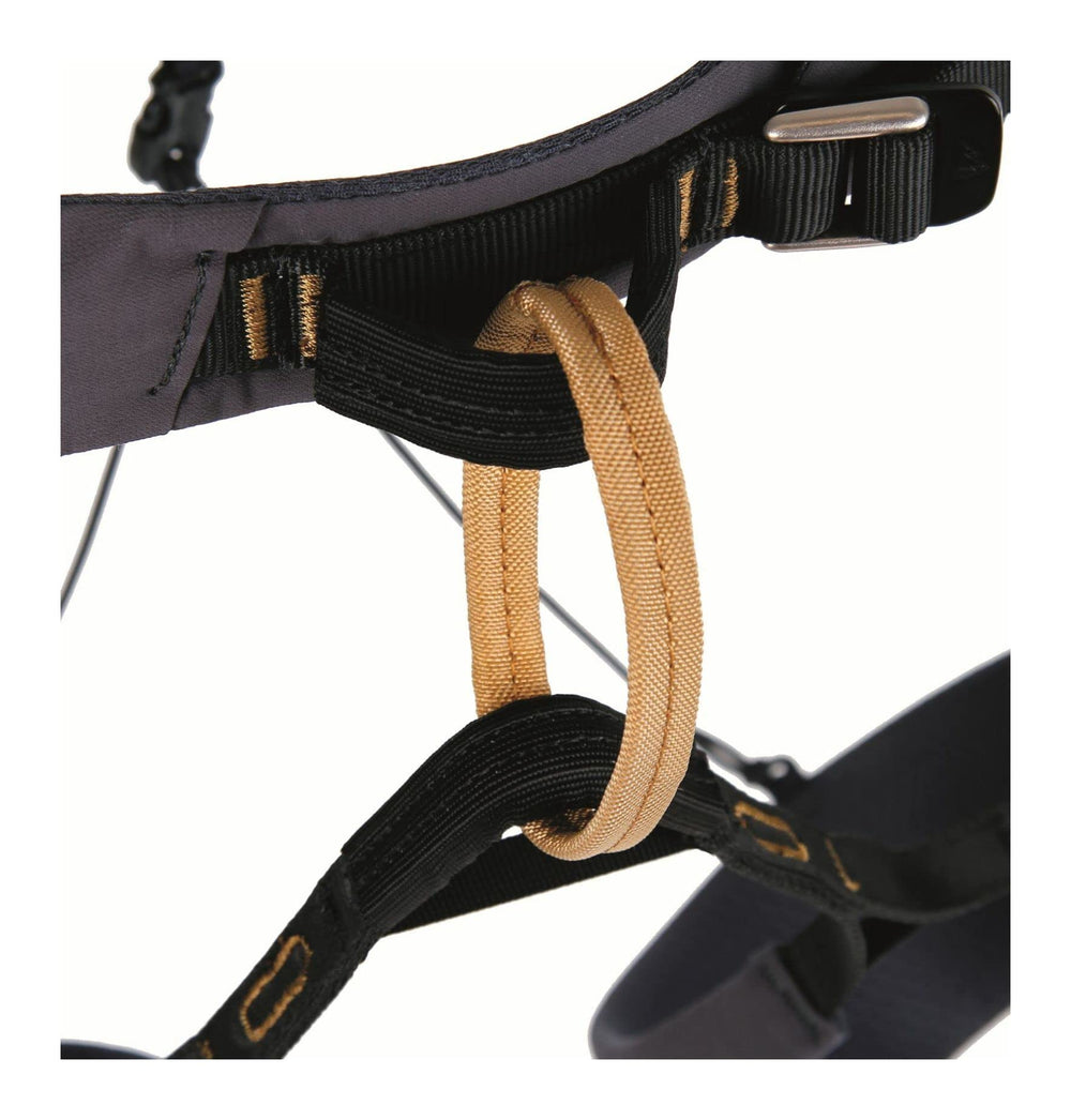 Blue Ice Cuesta adjustable harness leg loops with secure fit and comfort