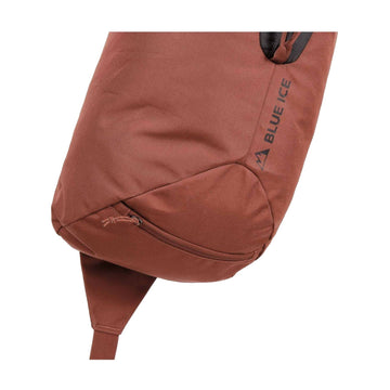 Blue Ice Koala ropebag ergonomics support quick rope re-pack on busy crags.