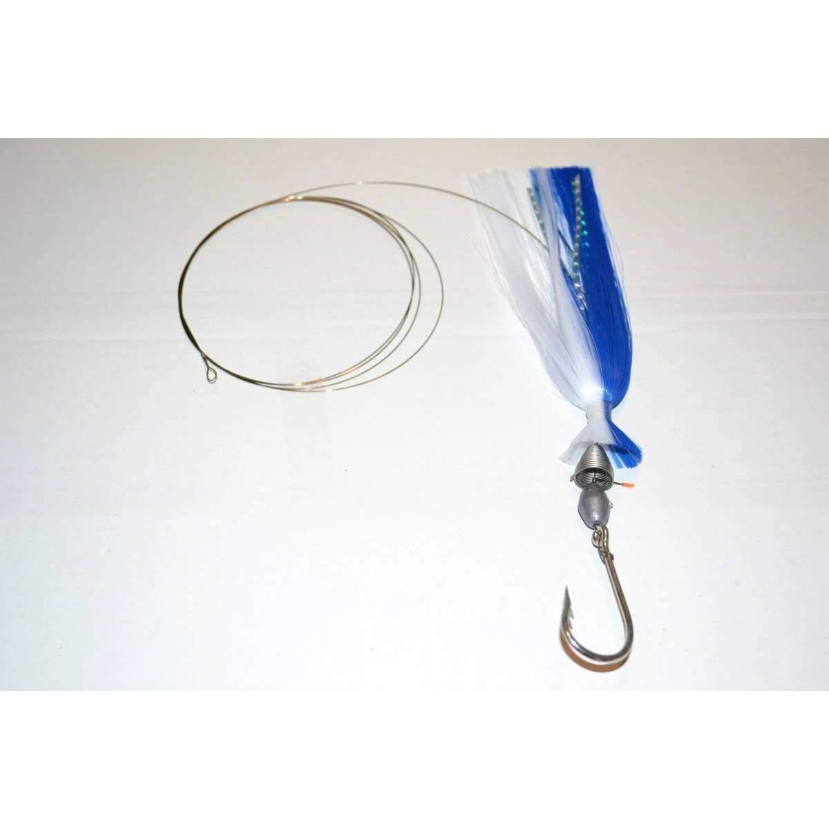 Blue Water Candy 00270 Ballyhoo Rig with clear finish blends with bait and water