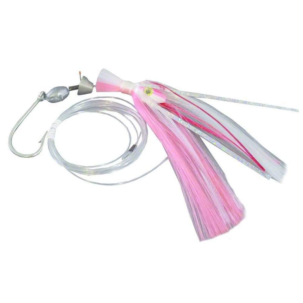 Blue Water Candy Ballyhoo Rig pink and white packaging shows compact size for travel