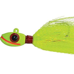 Blue Water Candy 9-inch swimbait shad in chartreuse showing lifelike motion.