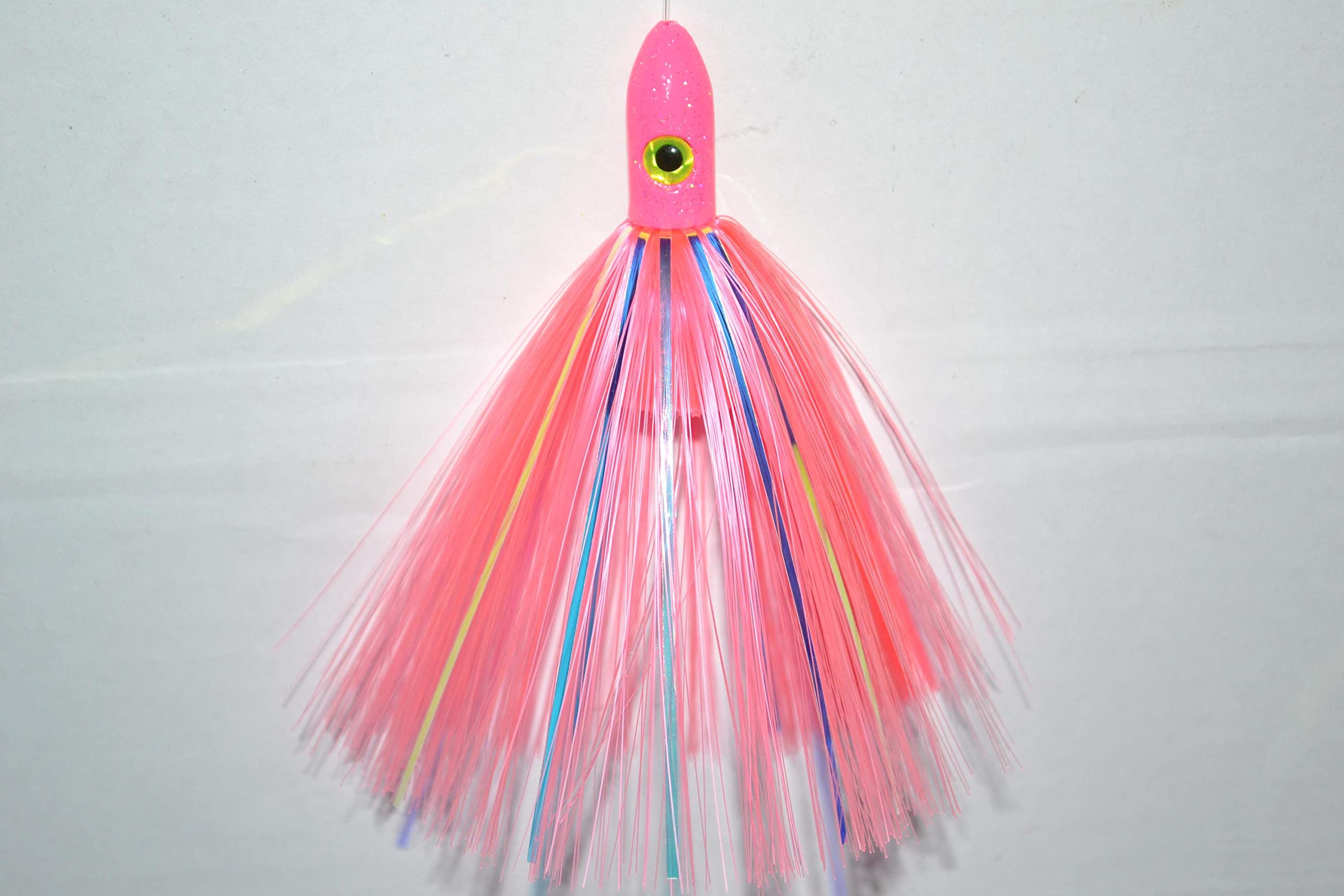 Blue Water Candy Mini Jag Lure pink 5/8oz ready for inshore trolling and casting.
