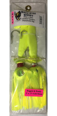 Blue Water Candy Mustad 12/0 hook detail for strong hooksets.