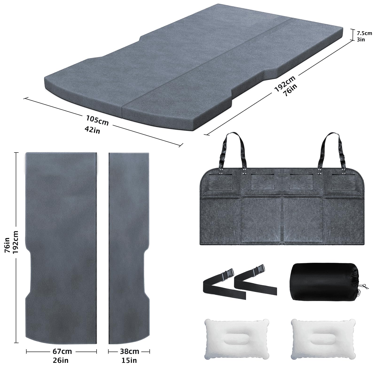Blue Wharf Tesla Model Y camping mattress includes Juniper compatibility for a stable interior fit