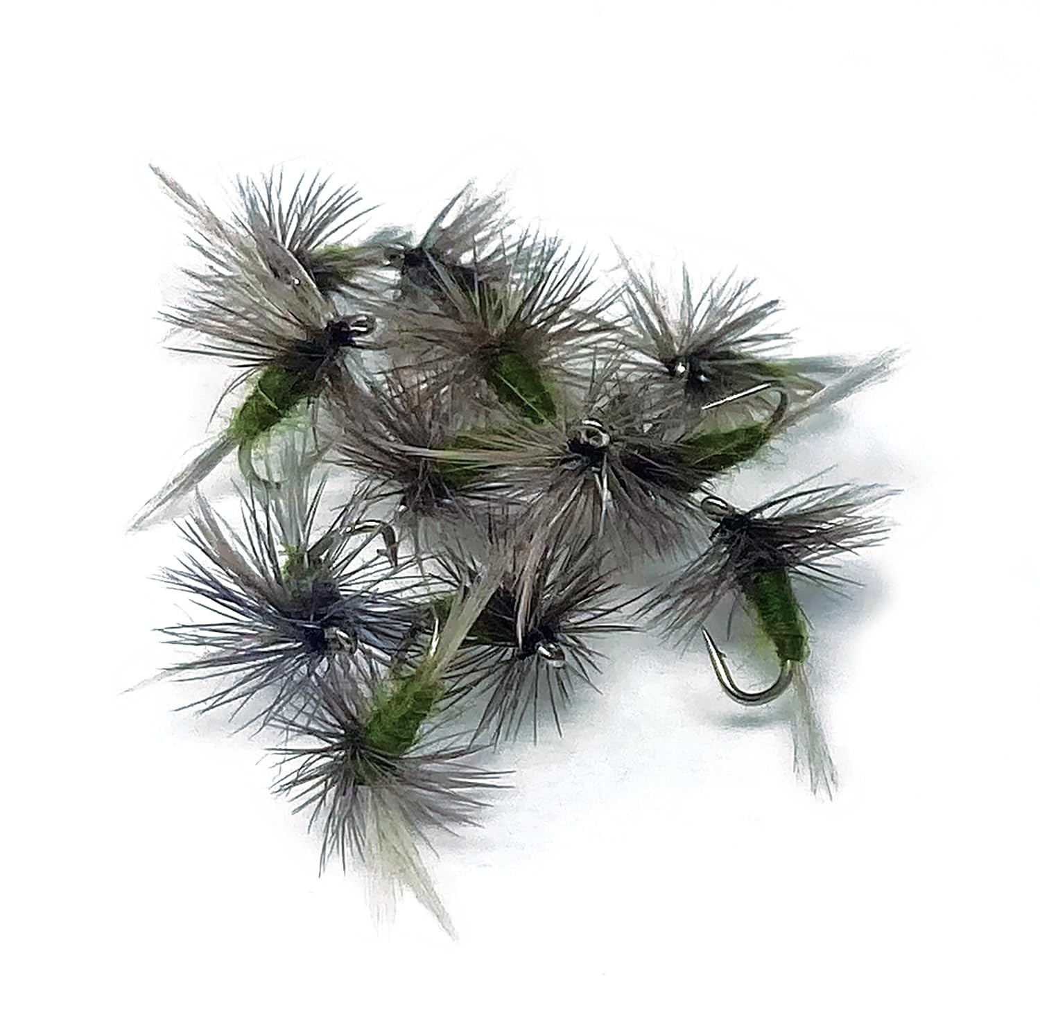 Blue Wing Olive fly box with BWO flies for trout fishing