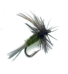 Blue Wing Olive BWO flies - 1 dozen mix in sizes 14, 16, 18