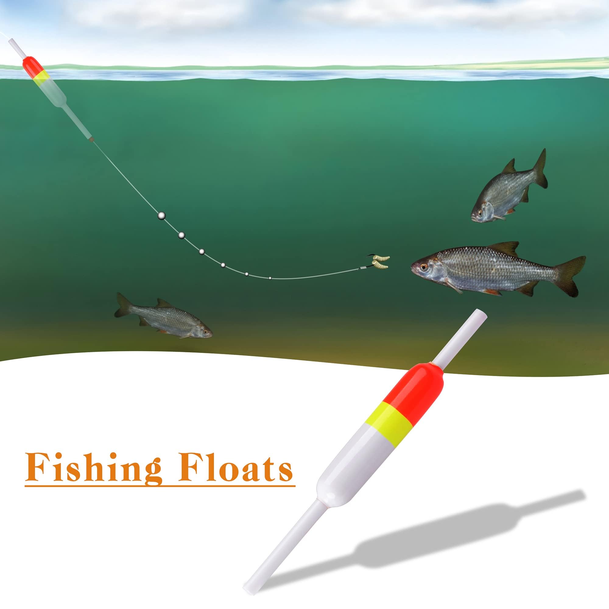 Bluegill and perch fishing floats - wood bobbers