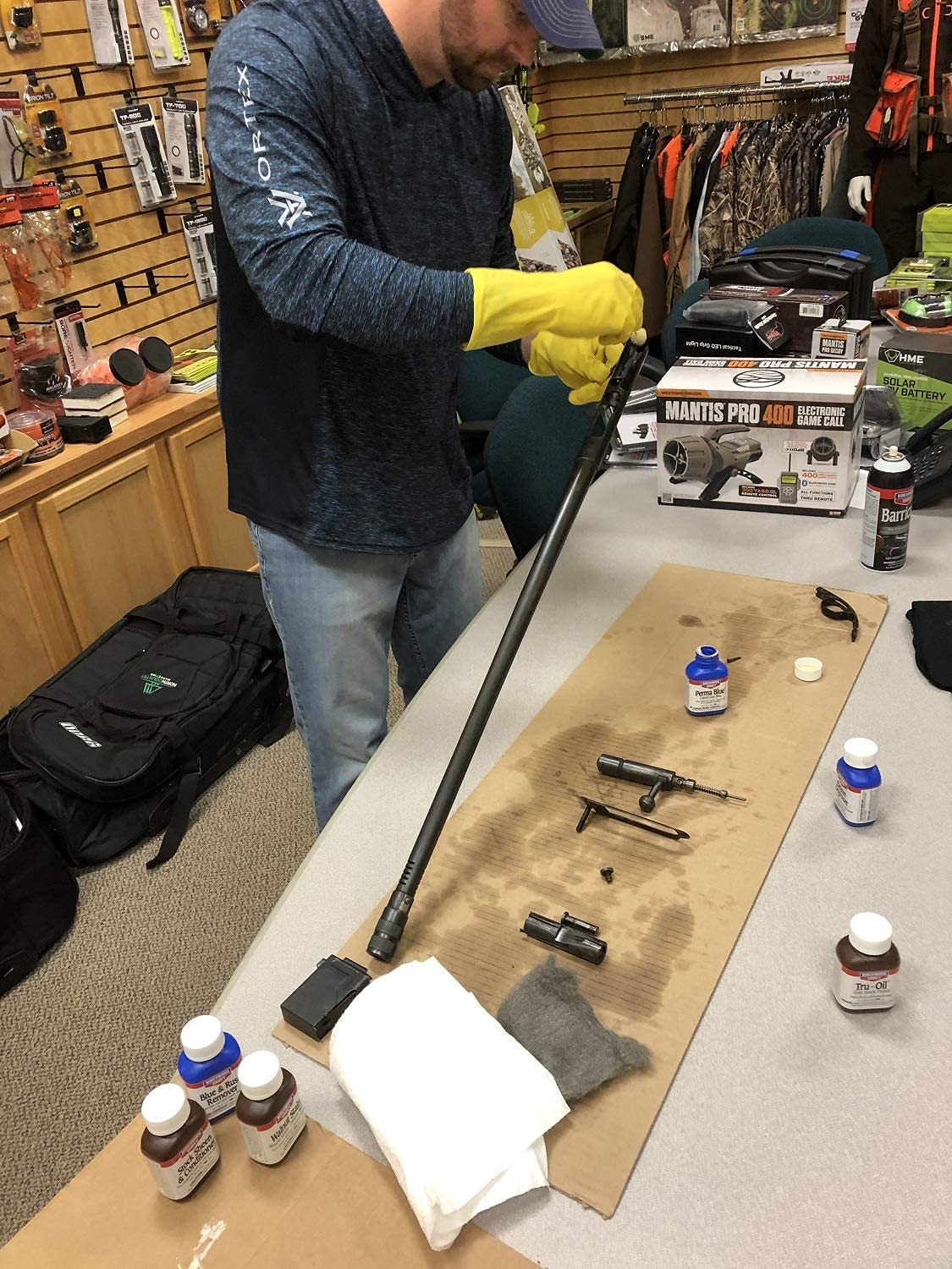 Blueing applicators and accessories
