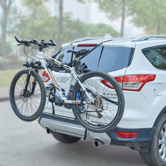Blueshyhall car bicycle stand side view shows compatibility with many vehicles