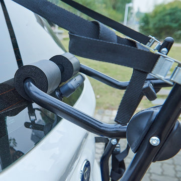 Blueshyhall soft cradles protect bike frames during transport