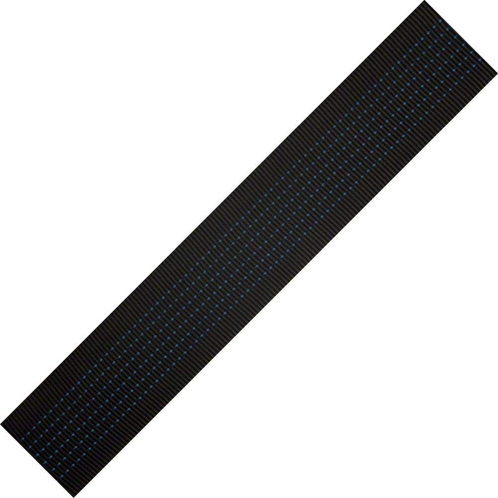BlueWater Ropes 2in x 50yds black tubular webbing for durable outdoor rigging.