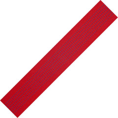 BlueWater Ropes Red Climb-Spec tubular webbing offers durable abrasion resistance for climbing and anchor setups.