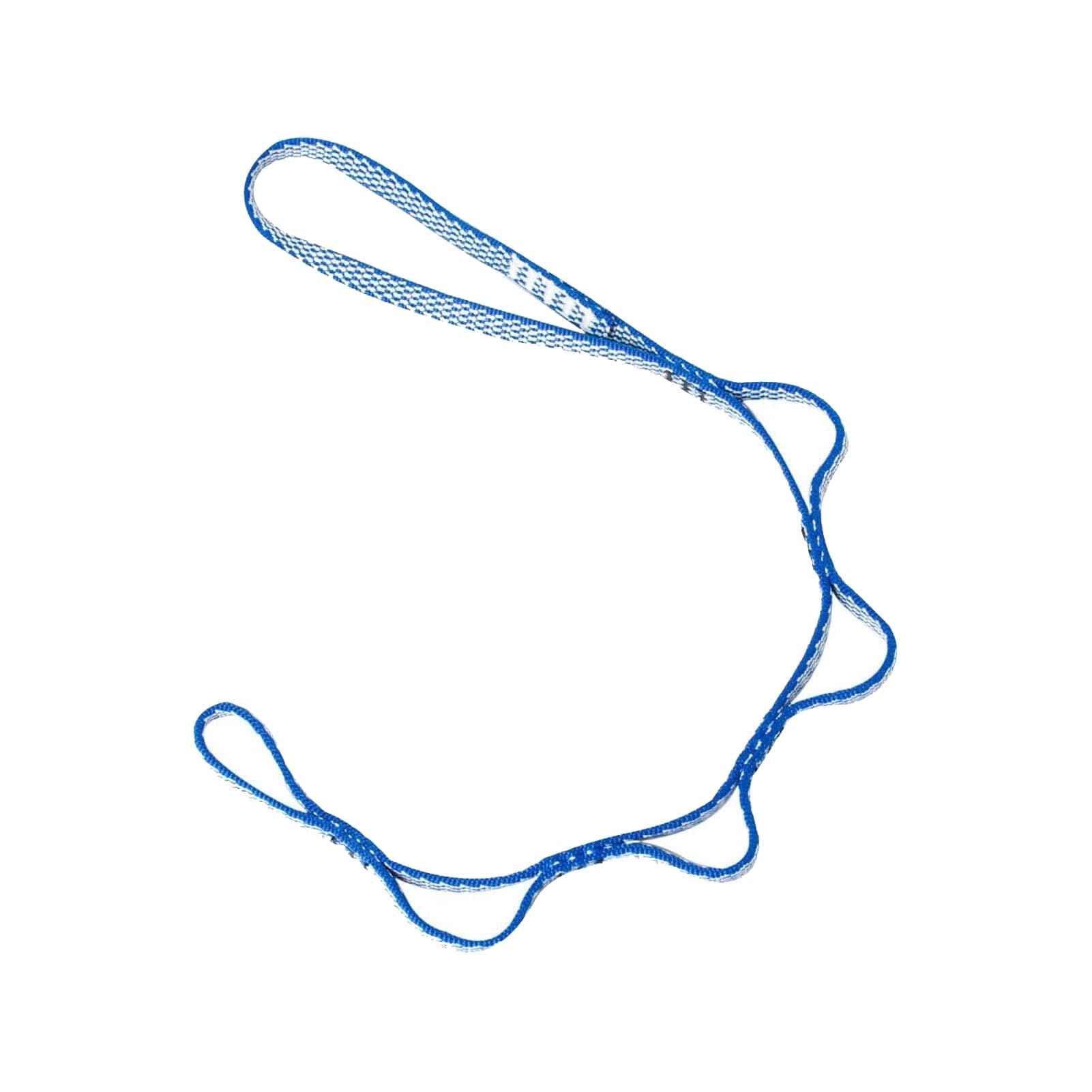 BlueWater Ropes Titan Daisy Chain 42in closeup, showcasing durable Titan webbing for reliable climbing.