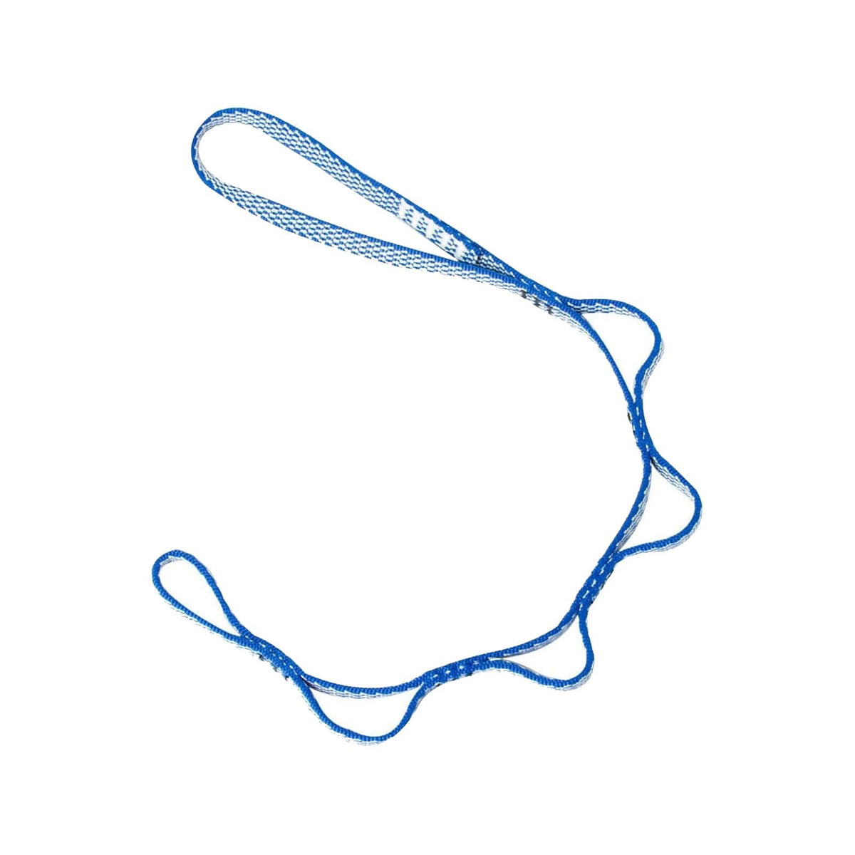 BlueWater Ropes Titan Daisy Chain 42in closeup, showcasing durable Titan webbing for reliable climbing.