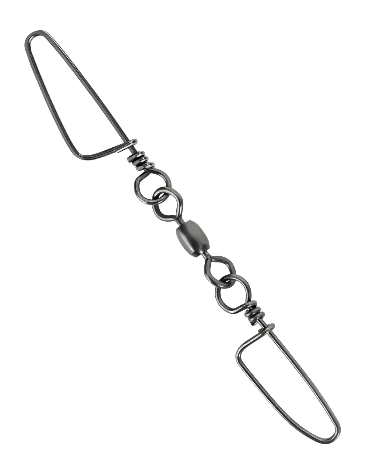 BLUEWING 10-piece double fishing snap swivels stainless steel with Coastlock – front view