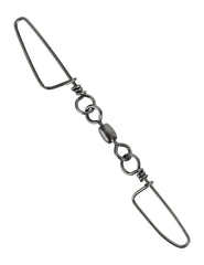 BLUEWING 10-piece double fishing snap swivels stainless steel with Coastlock – front view
