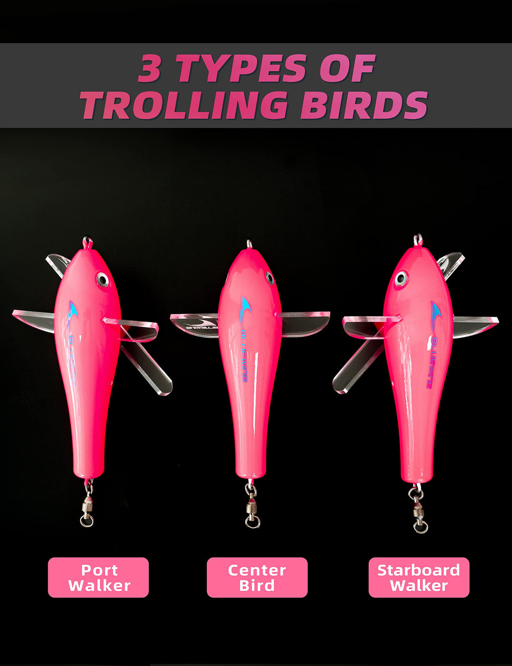 BLUEWING 316 stainless steel rod spreader offers saltwater durability for harsh seas.