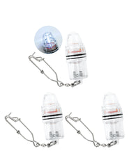 BLUEWING 3pc Deep Drop Light with stainless steel clip - front view