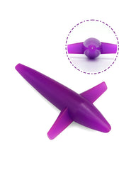 BLUEWING Trolling Bird Lures Purple 5.28in - side angle
