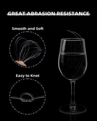 Bluewing abrasion-resistant monofilament line resists rough cover during fishing.