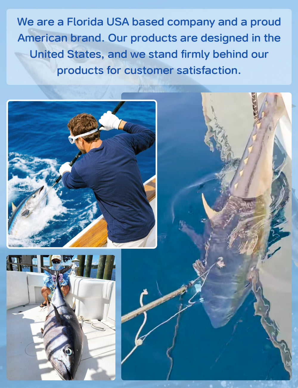 BlueWING gear targets big-game species like tuna, marlin, or swordfish
