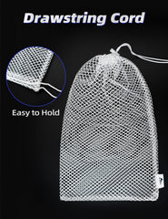 BLUEWING chum bag 3pcs white open drawstring