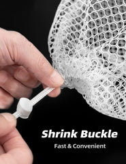 Chum bag 3pcs white folded and packed