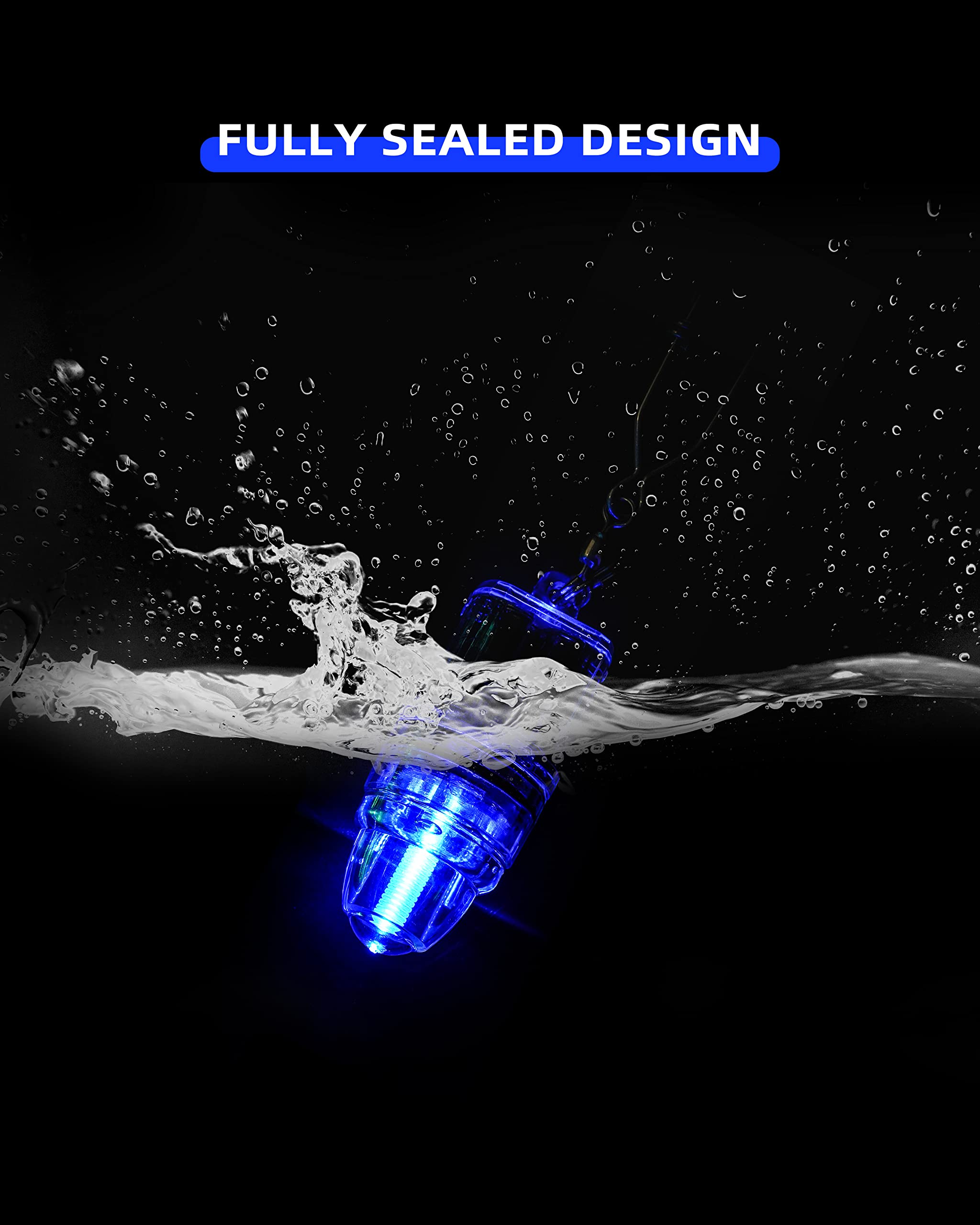 Low power consumption LEDs in BLUEWING deep drop light