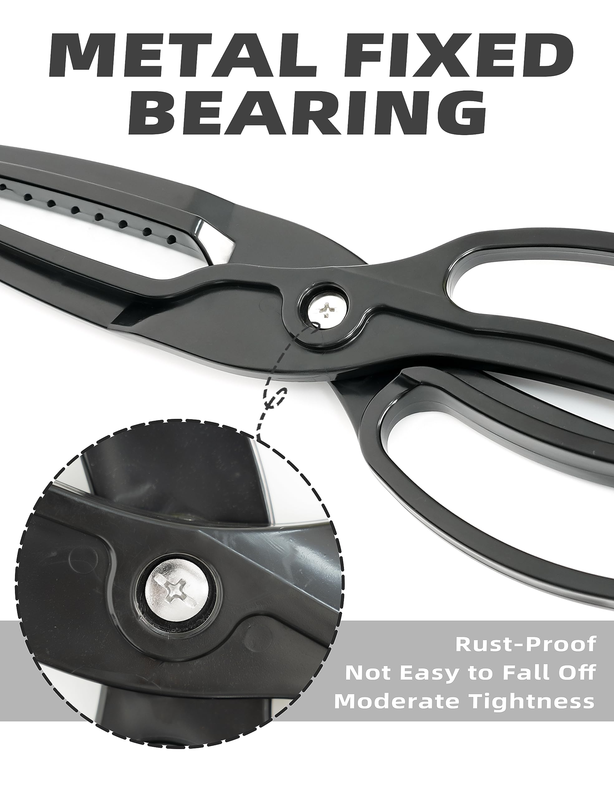 Anti-slip grip and locking mechanism of BLUEWING Gripper in black