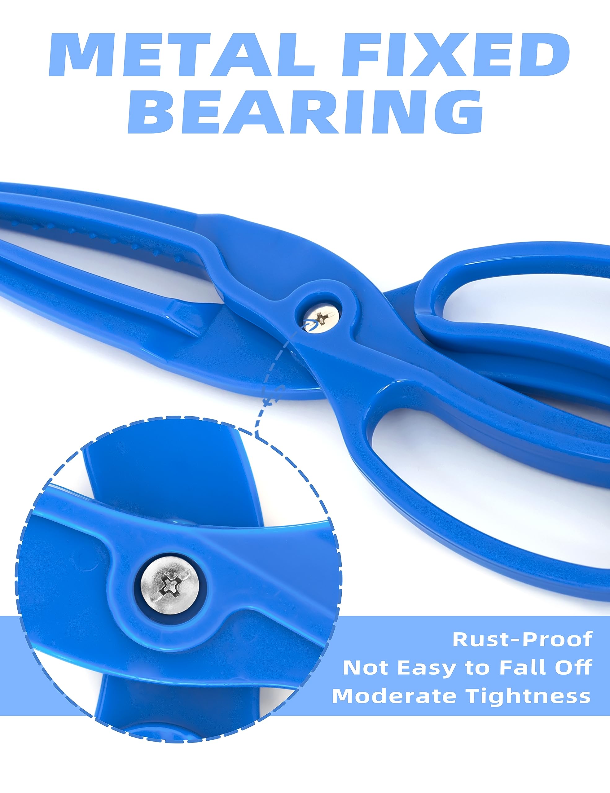 Close-up of jaws of BLUEWING clamp