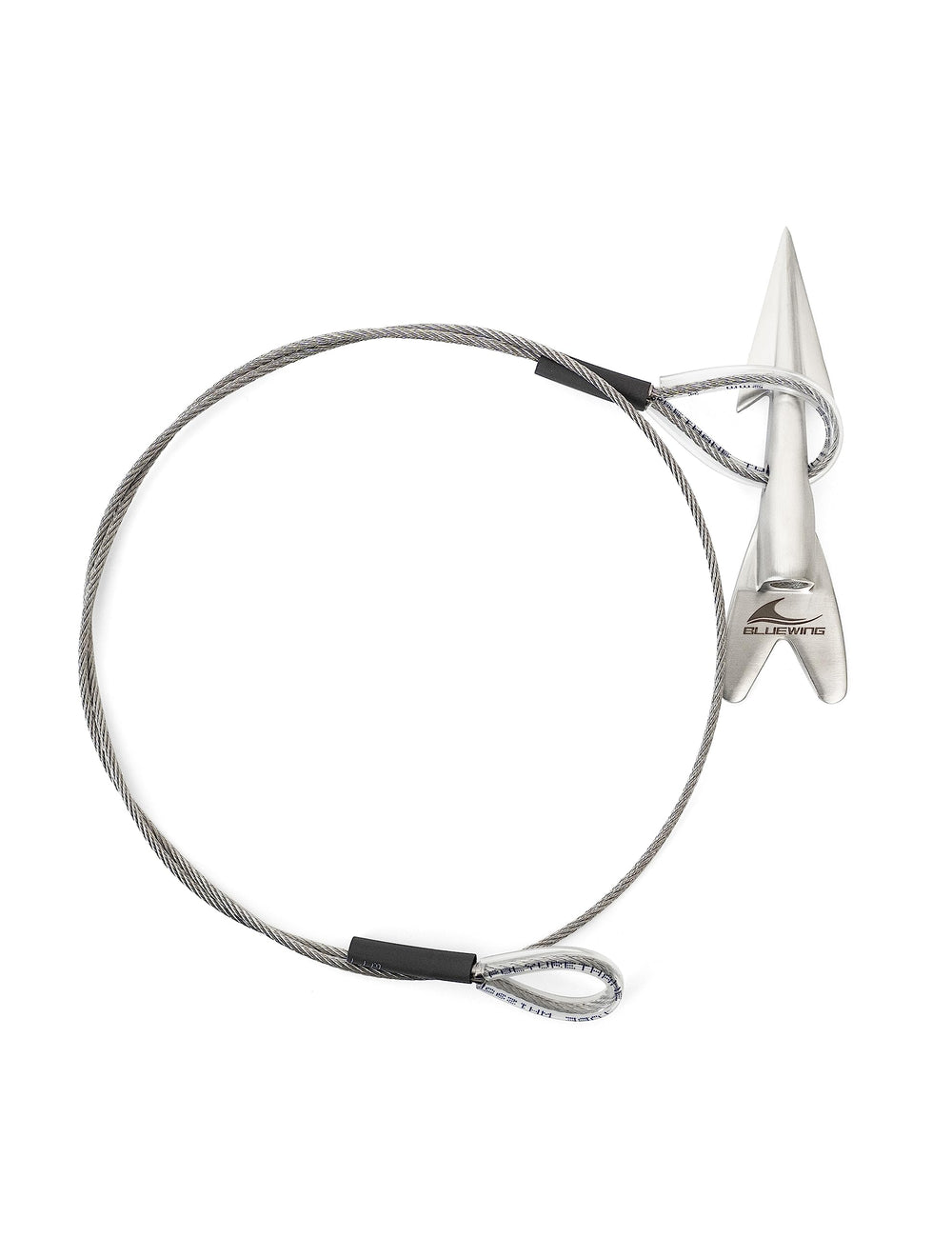 BlueWing harpoon rigged dart head closeup showcases rugged offshore durability.