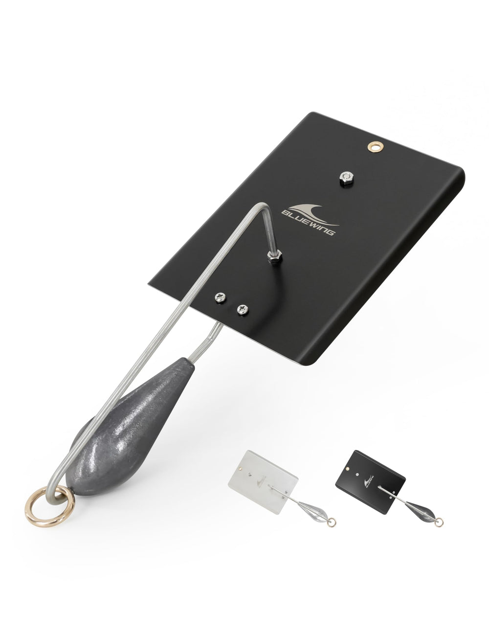 BLUEWING heavy-duty fishing planer underwater action demonstrating deeper lure depth