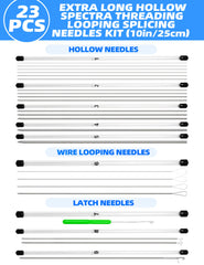 BLUEWING hollow needle splicing demonstrates precise line joins.