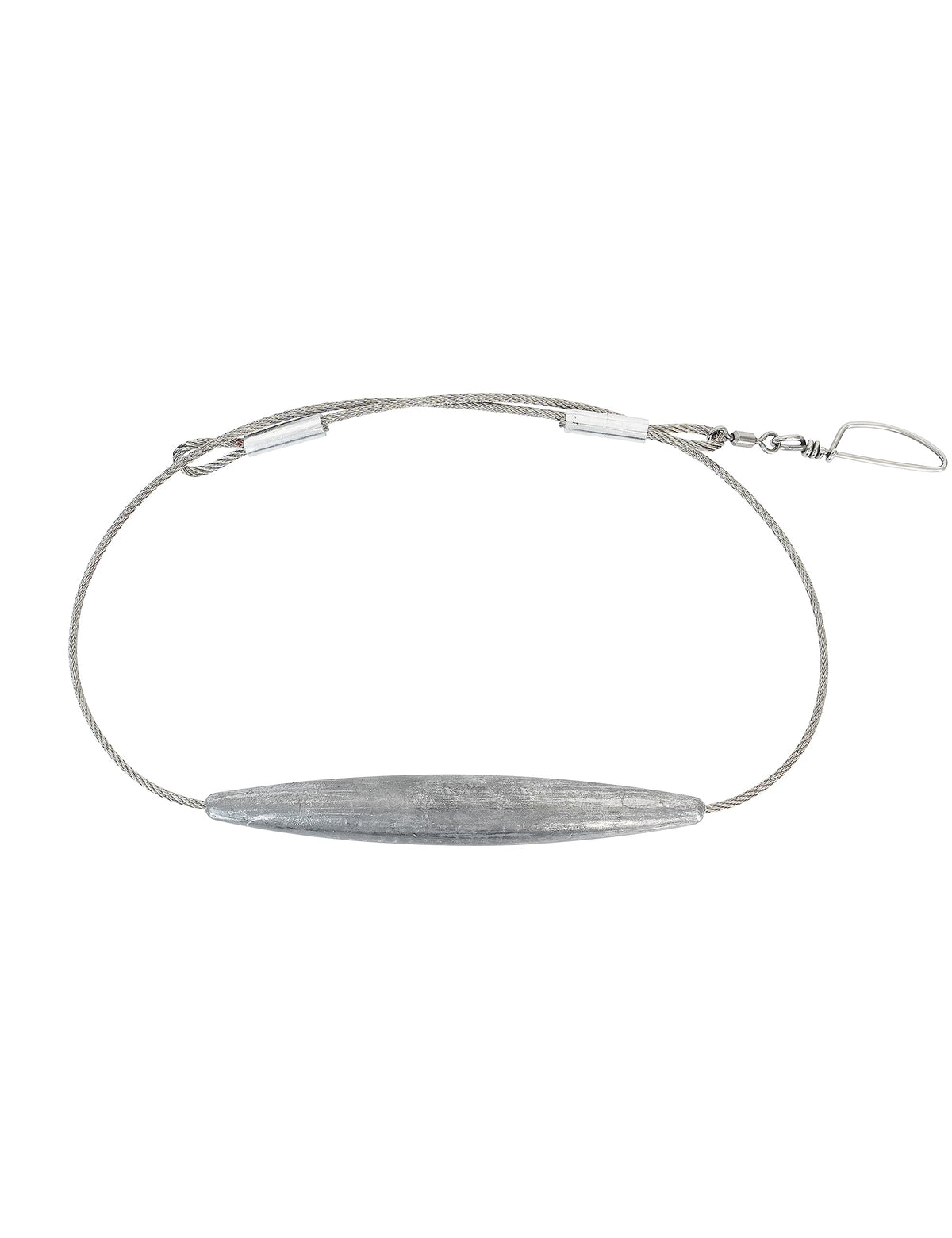 BLUEWING inline-trolling-weights-3lb body provides balanced weight for stable trolling.