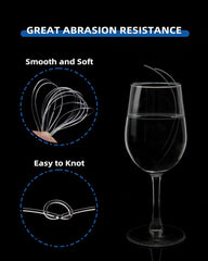 BLUEWING line abrasion-resistance detail demonstrates lasting performance against rocks and gear.