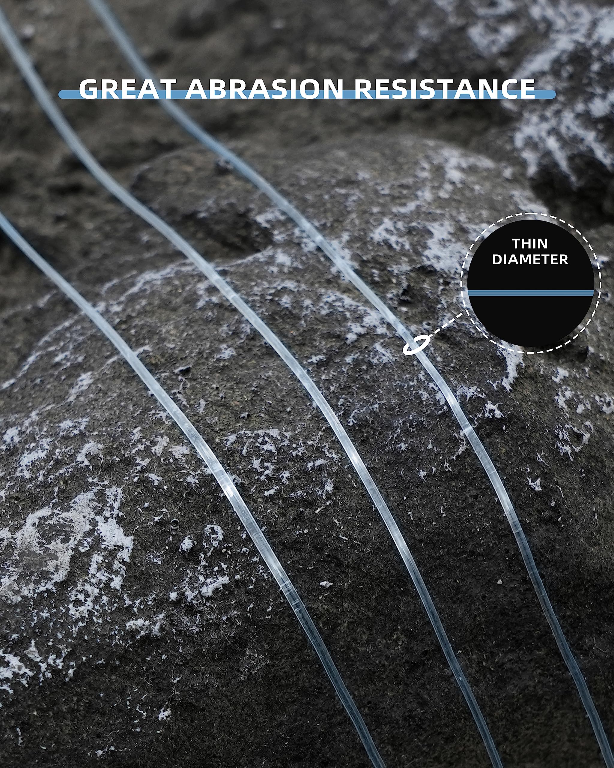 BLUEWING line underwater appears nearly invisible for stealthy takes