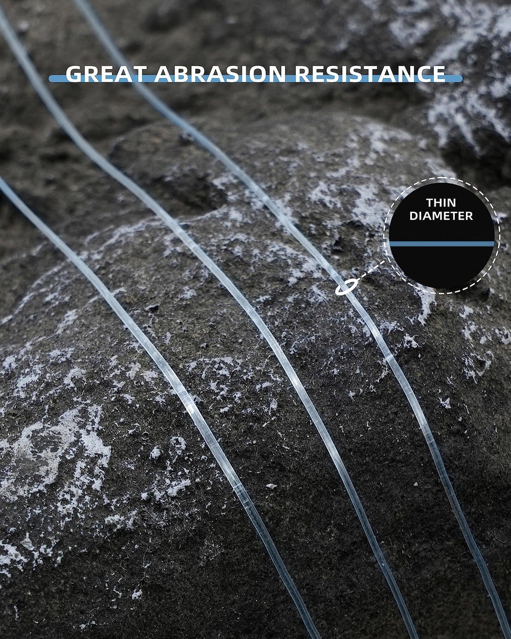 BLUEWING line underwater appears nearly invisible for stealthy takes