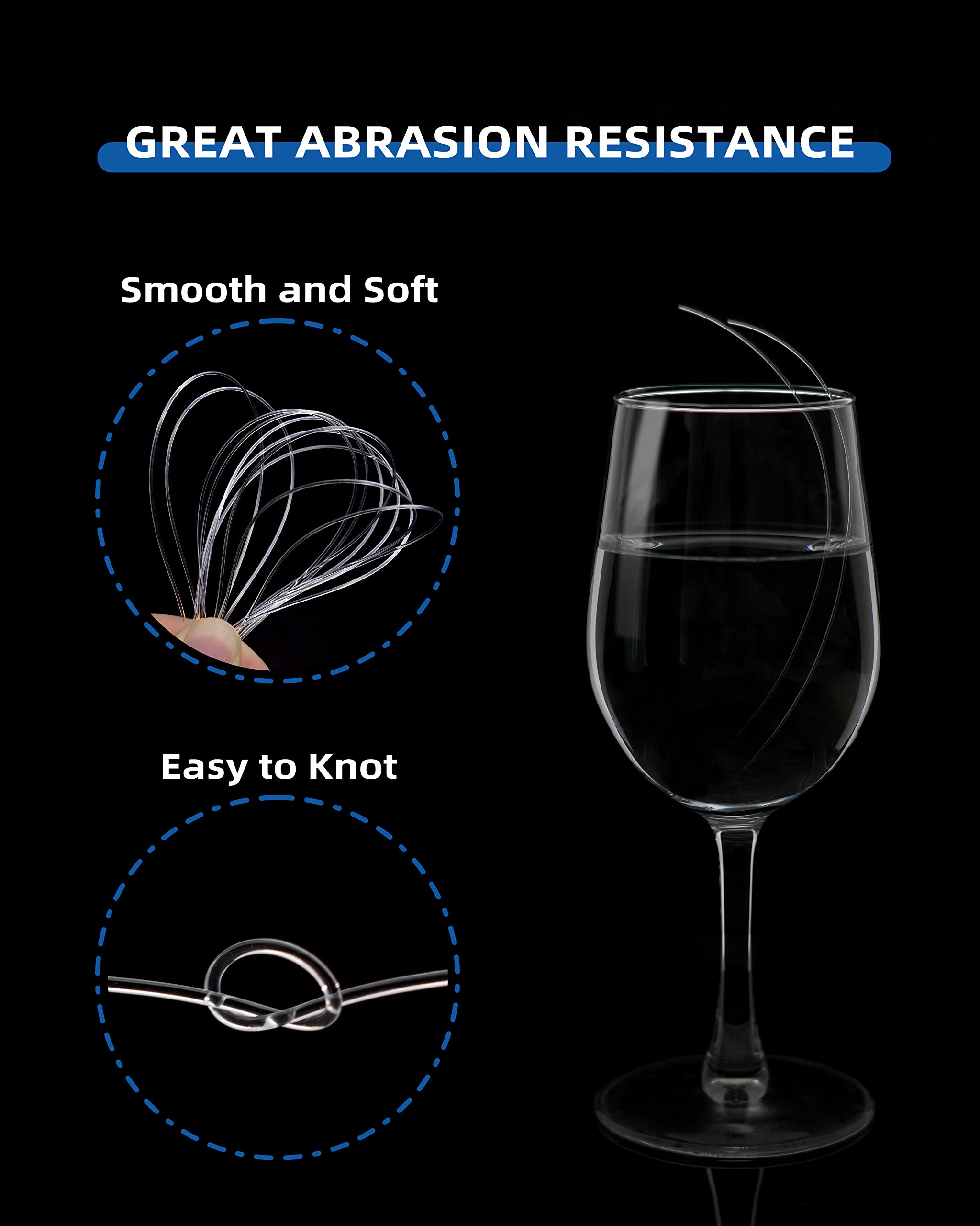 BlueWing knot-strength performance helps secure tackle in tough fishing conditions.