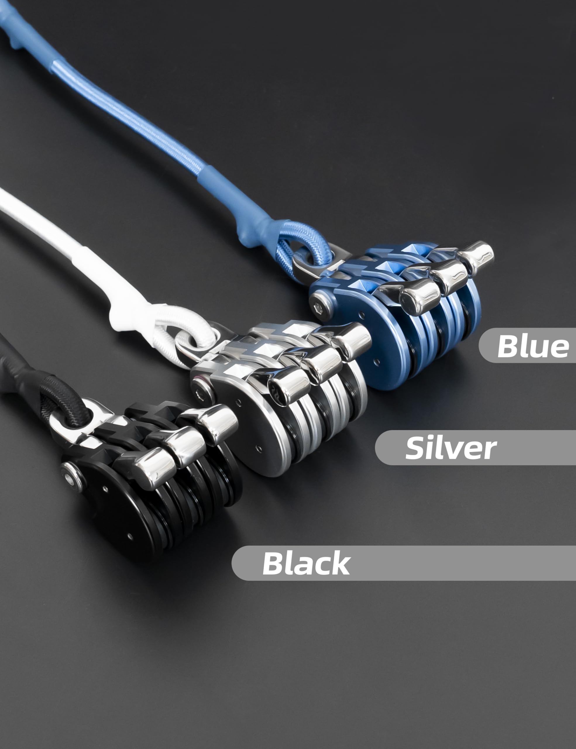 BLUEWING pulley offers single, double, triple, quad configurations for versatile rigging.