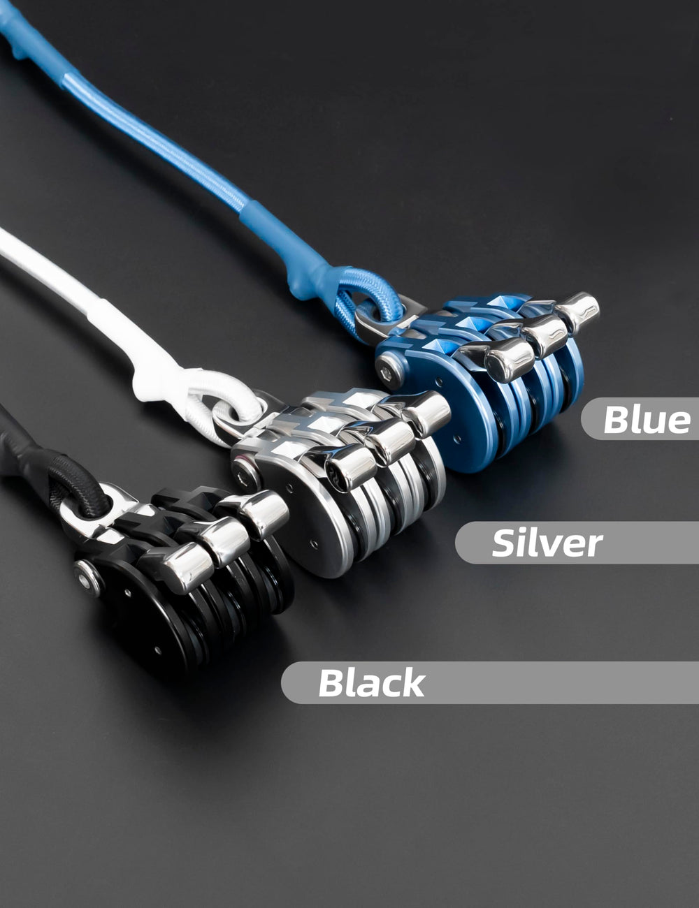 BLUEWING pulley offers single, double, triple, quad configurations for versatile rigging.