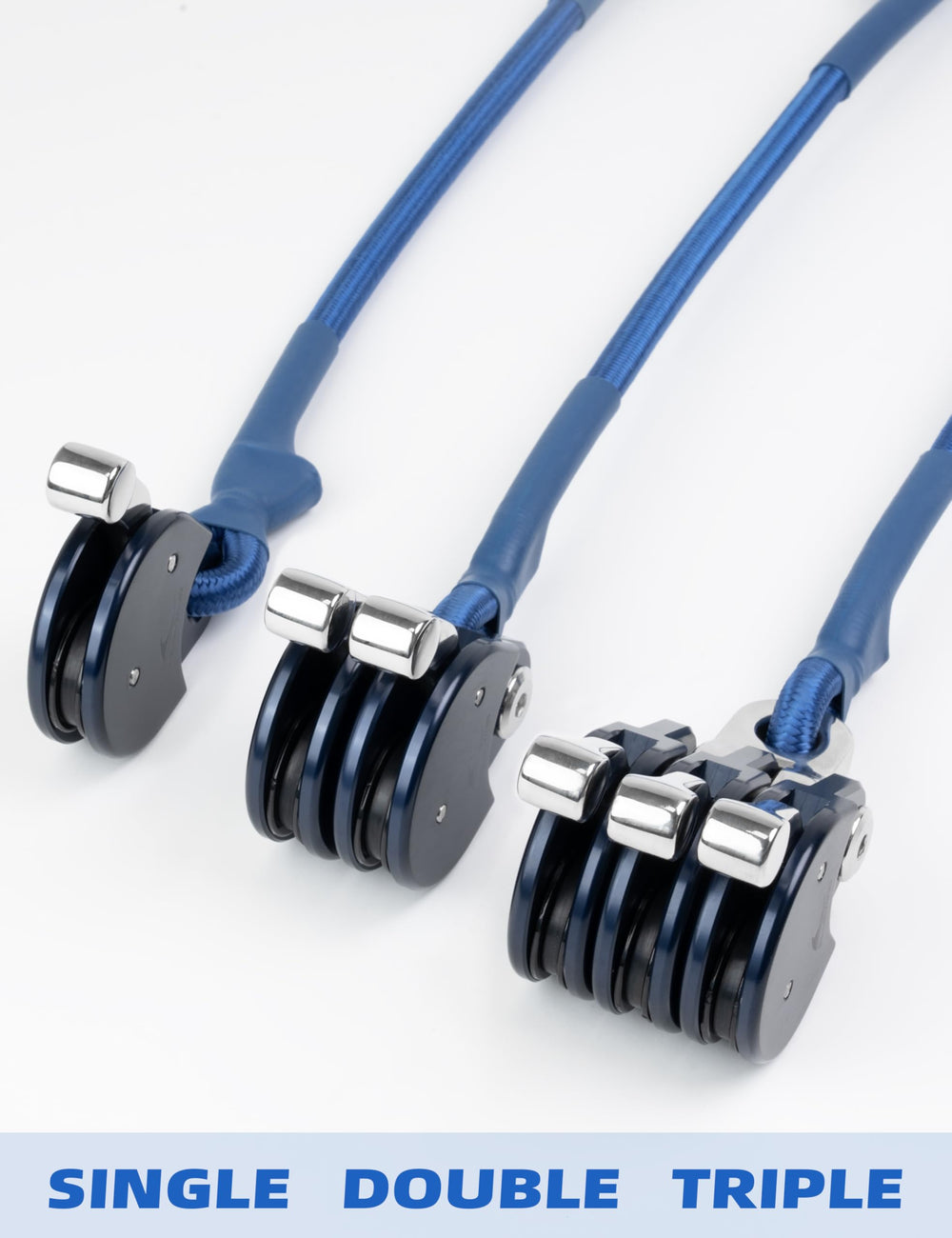 BlueWing reinforced nylon cord center shows durable, flexible line ready for action.