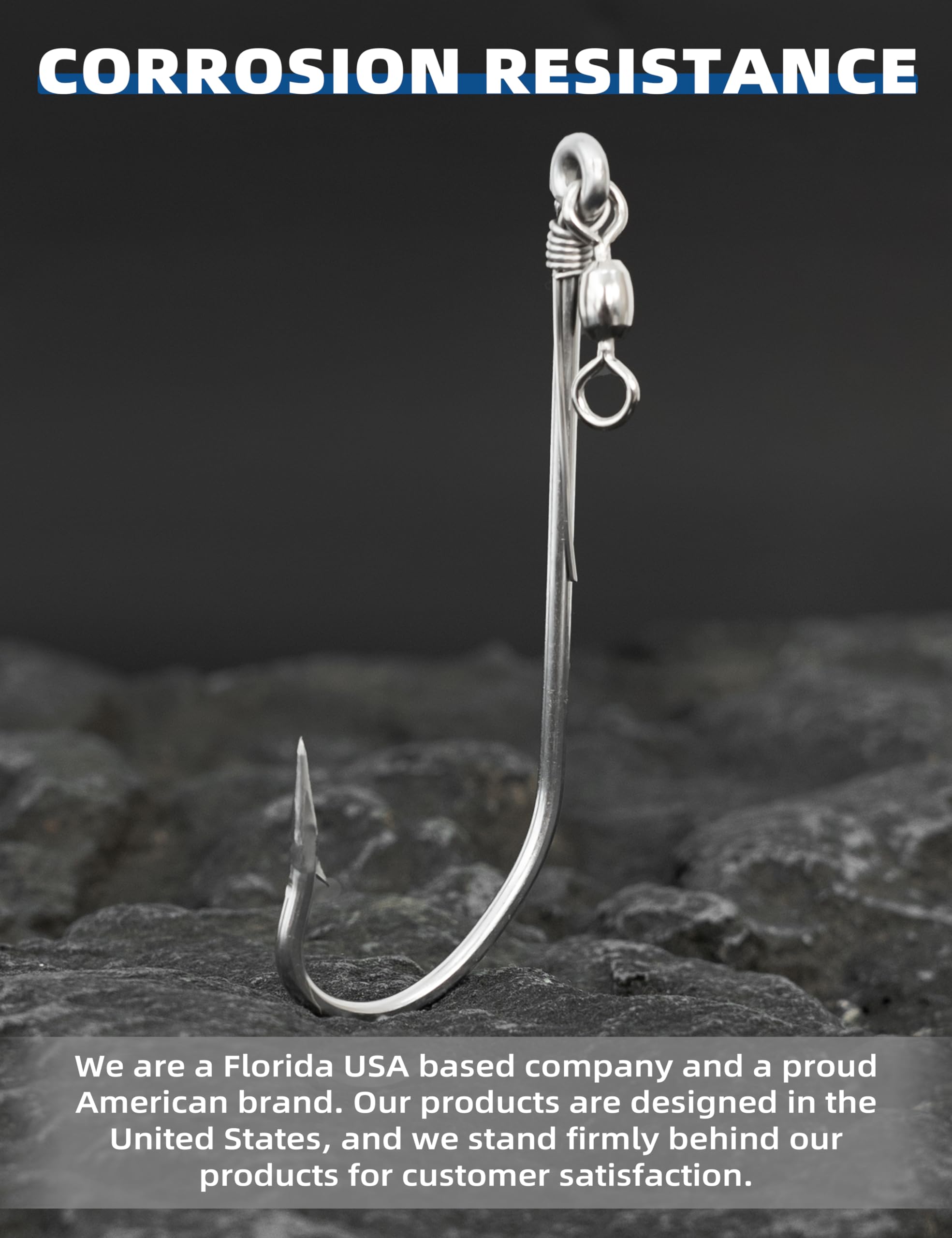 Stainless steel construction suitable for freshwater and saltwater use