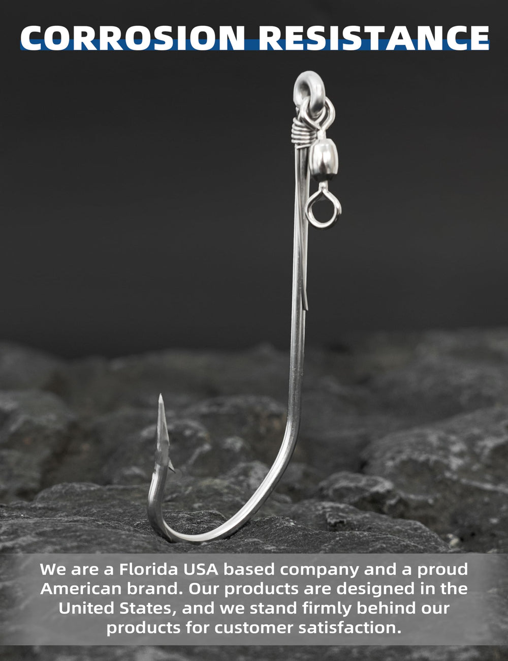 Stainless steel construction suitable for freshwater and saltwater use