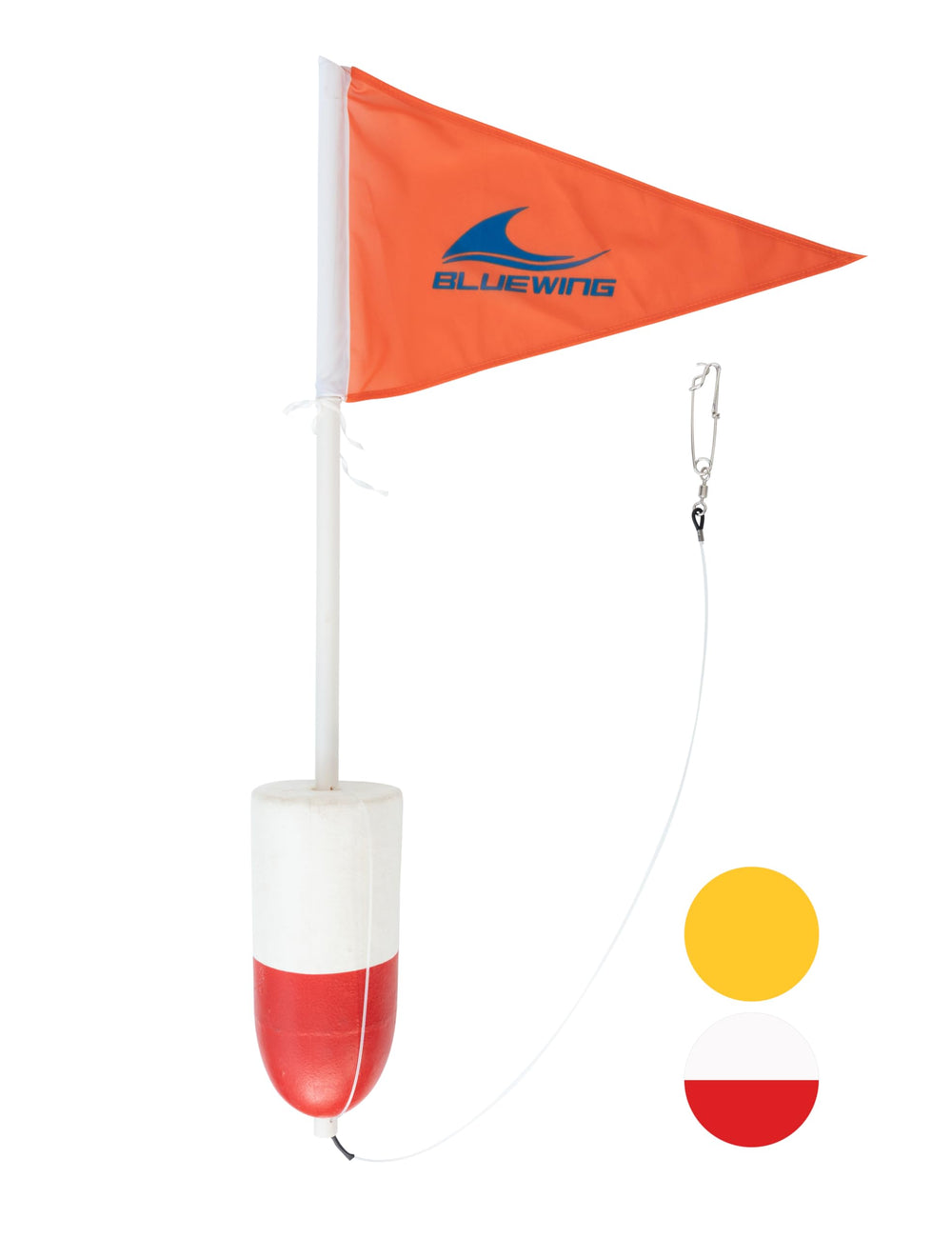 BLUEWING Swordfish buoy daytime flag helps visibility for easier bite detection