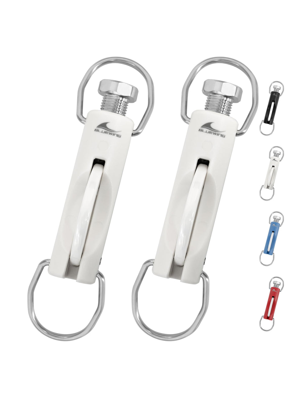 BLUEWING upgraded zirconia outrigger release clip with UV resistance for offshore use.