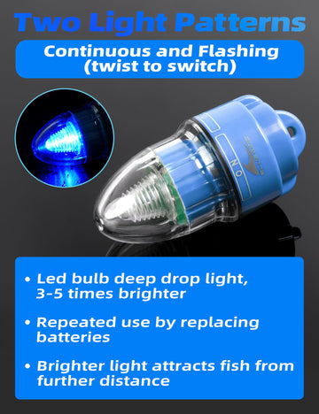 BLUEWING V2 Bell Deep Drop Light waterproof seal ensures reliable underwater performance.